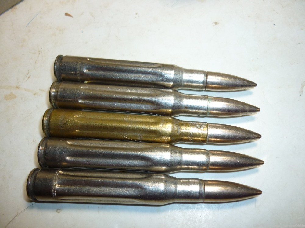 1rd Danish .30 06 DUMMY CARTRIDGES Reclaimed / Converted Snap Cap Drill-img-6