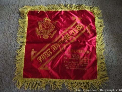U.S. Army Fort Devens, Mass. Remembrance Cloth -img-0
