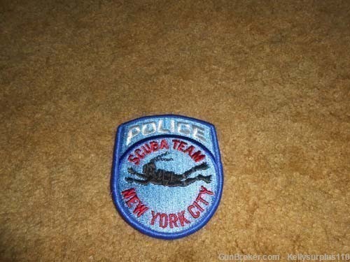 Scuba Team New York City Police Patch-img-0