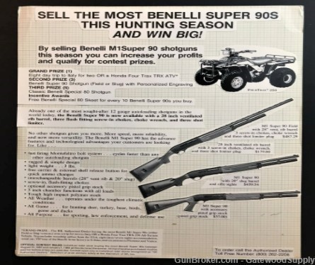 HK ADVERTISING PROOF - BENELLI SUPER 90S-img-0