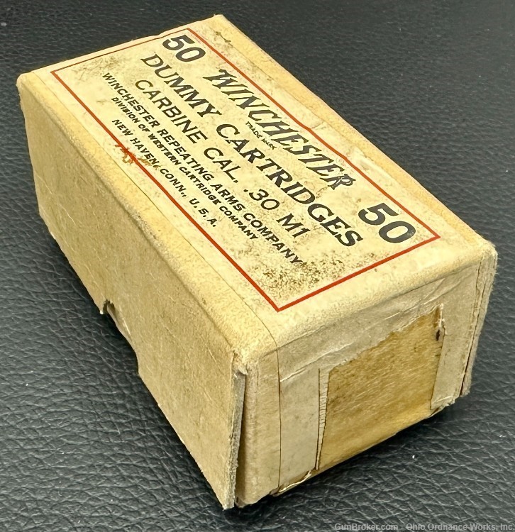 Box of 50 Winchester Dummy Cartridges - Carbine Cal. .30 M1-img-7