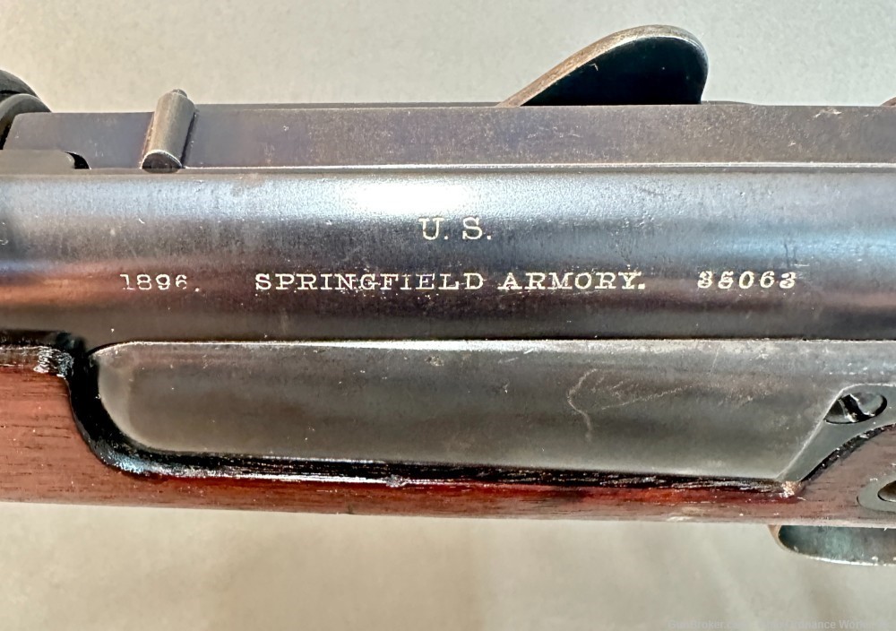 Antique Springfield Model 1896 Krag Saddle Ring Carbine-img-11