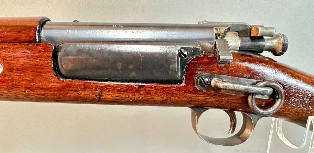 Antique Springfield Model 1896 Krag Saddle Ring Carbine-img-10