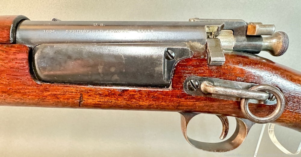 Antique Springfield Model 1896 Krag Saddle Ring Carbine-img-13