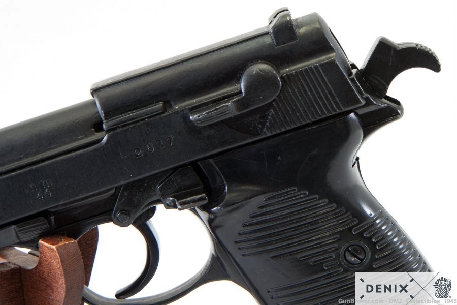 WWII WW2 German Semi Automatic Pistol Non-Firing Replica Gun by Denix-img-2