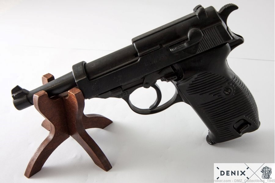 WWII WW2 German Semi Automatic Pistol Non-Firing Replica Gun by Denix-img-3