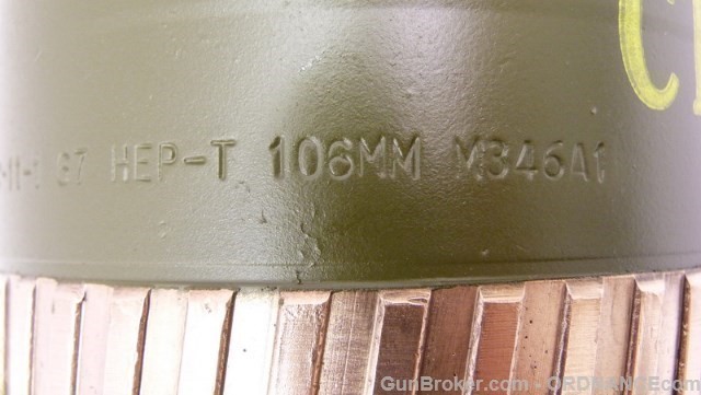 inert 106mm M346A1 HEP T recoilless rifle round-img-6