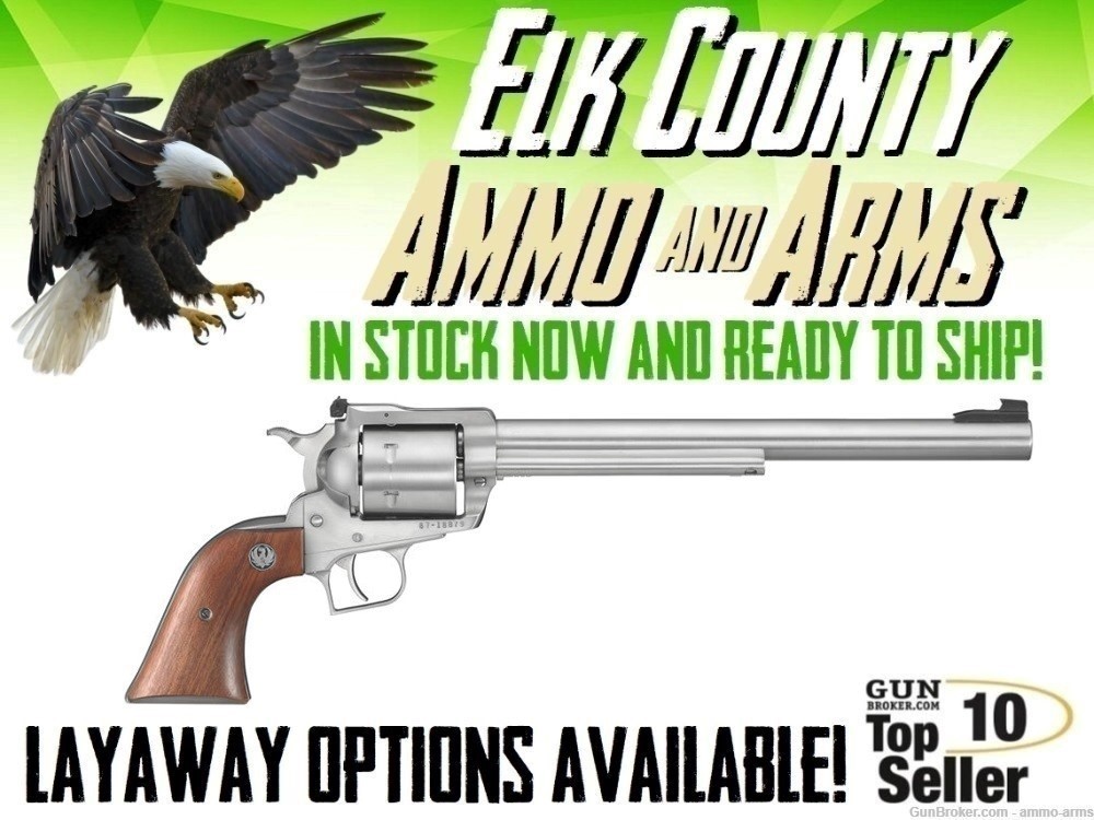 Ruger NM Super Blackhawk .44 Magnum 10.5" Stainless 00806-img-0