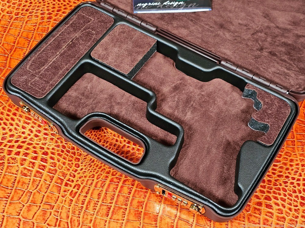 Negrini Hybri Brown RMR Ready Handgun Case Fits P226 Mastershop Pistols-img-2