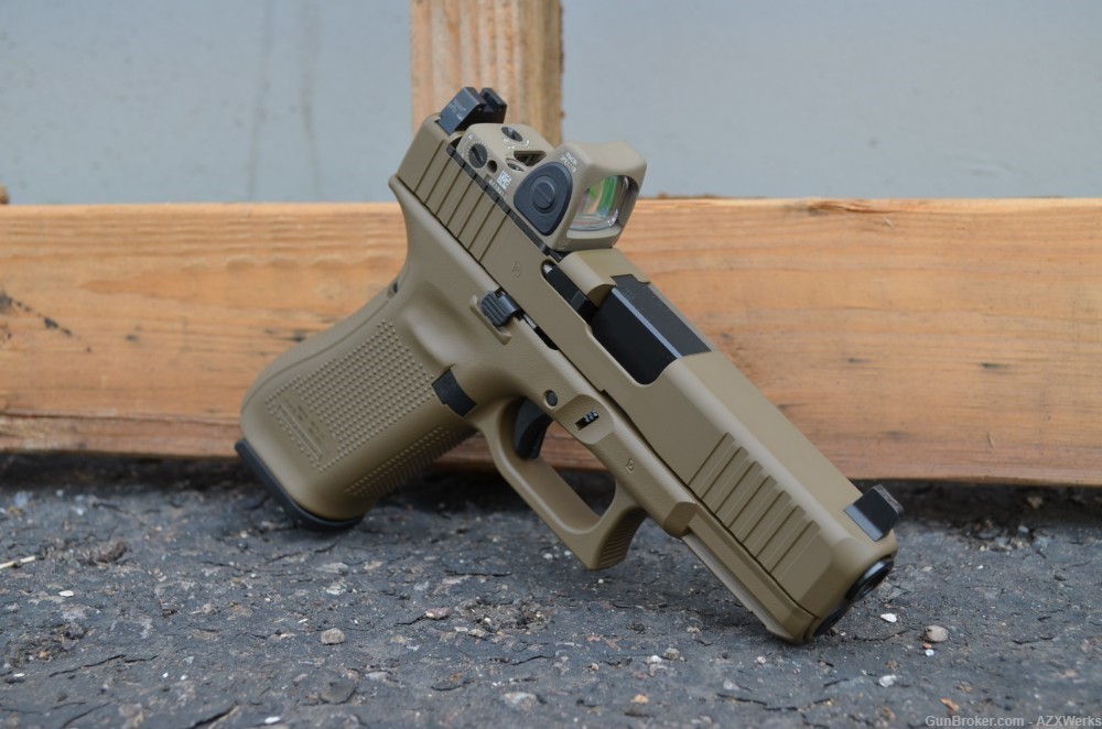 Glock 45 G5 MOS Gen 5 X-Werks FDE Trijicon RMR Type 2 Adj Suppressor NS PKG-img-3