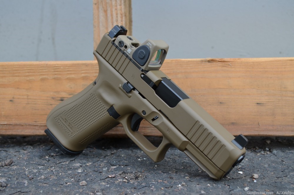Glock 45 G5 MOS Gen 5 X-Werks FDE Trijicon RMR Type 2 Adj Suppressor NS PKG-img-2