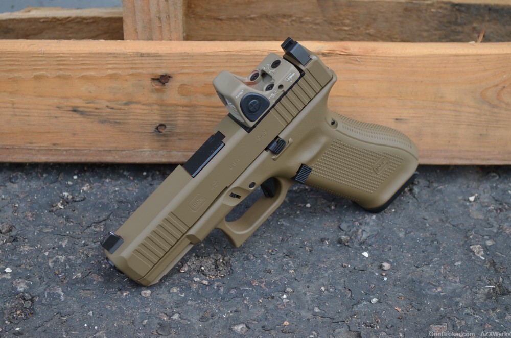 Glock 45 G5 MOS Gen 5 X-Werks FDE Trijicon RMR Type 2 Adj Suppressor NS PKG-img-5