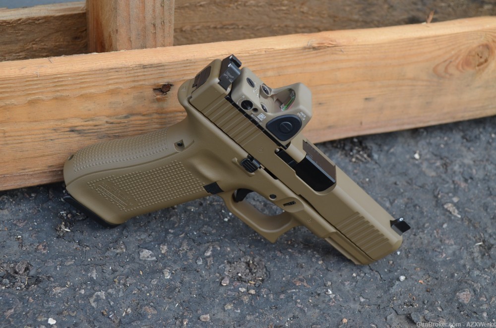 Glock 45 G5 MOS Gen 5 X-Werks FDE Trijicon RMR Type 2 Adj Suppressor NS PKG-img-4