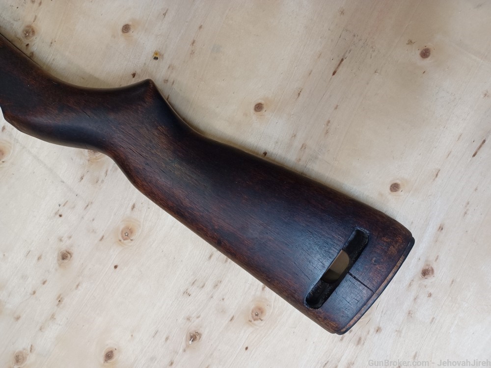 WW2 M1 carbine walnut stock, M2 made by Springfield Armory -img-29