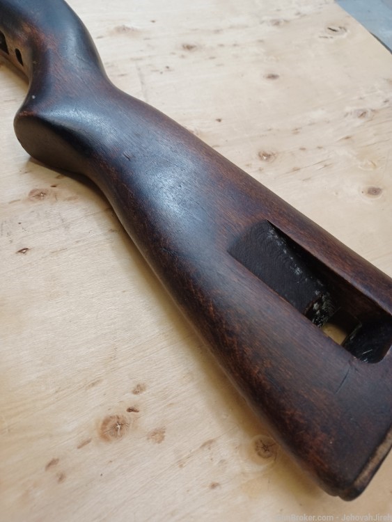 WW2 M1 carbine walnut stock, M2 made by Springfield Armory -img-4