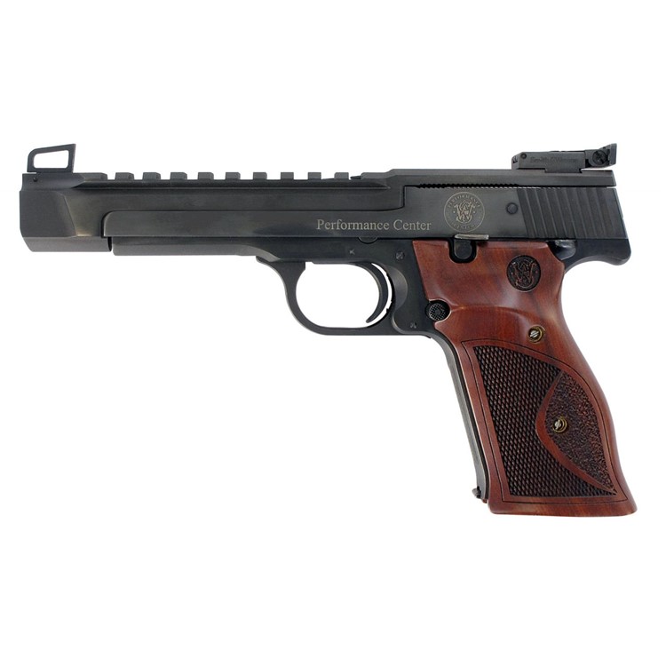 Smith & Wesson Model 41 Pistol 5.5 .22 LR Custom Wood Grip 178031-img-1