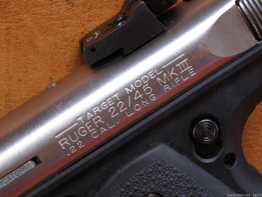 Ruger 22/45 MK III Hunter 22 LR Target Semi Auto Pistol Thumb Safety 10 RD-img-13