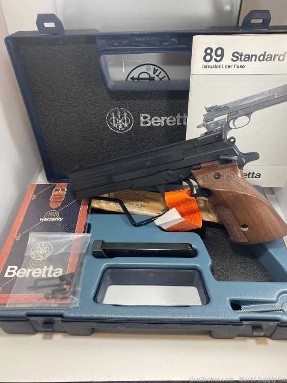Beretta 89 Standard 22LR 6" Complete UNFIRED UNCARRIED Safe Queen-img-0