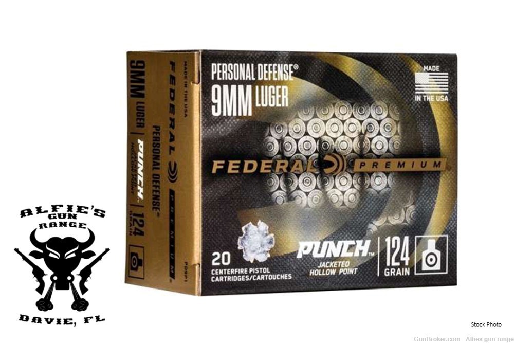Federal Punch 9mm 124 Grain JHP 200 Rounds-img-0