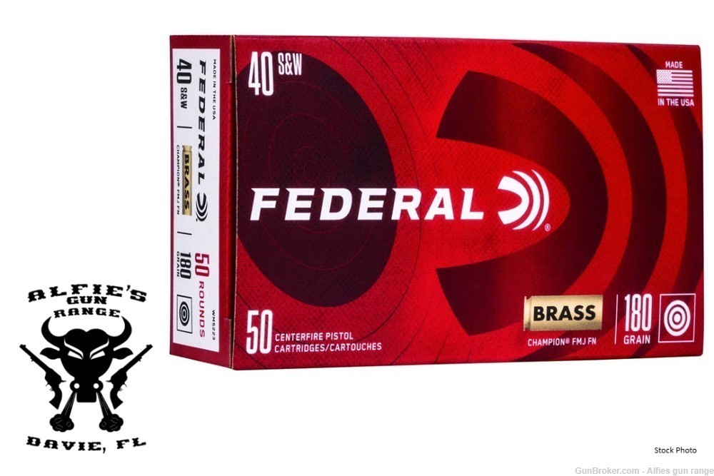 Federal Champion 40 S&W 180 Grain 1000 Rounds-img-0