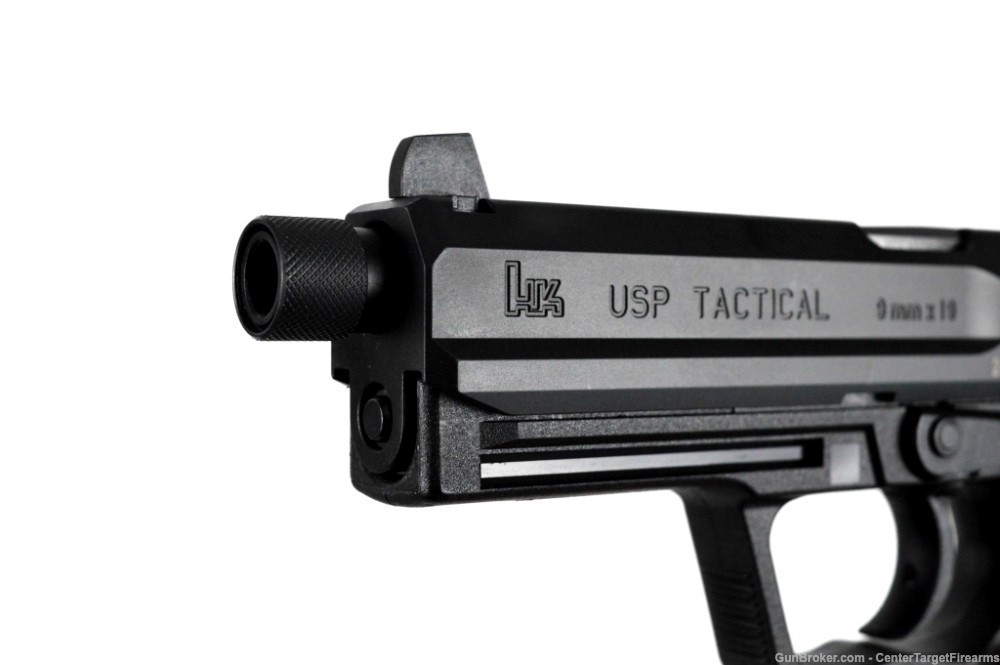 Heckler & Koch USP Tactical V1 9mm Threaded Barrel HK 15RD Mags-img-9