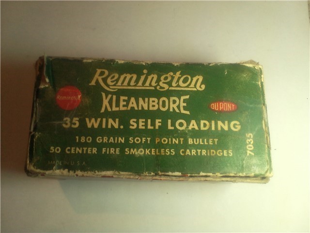Vintage 35 WSL Remington Kleanbore SP ammo-img-0