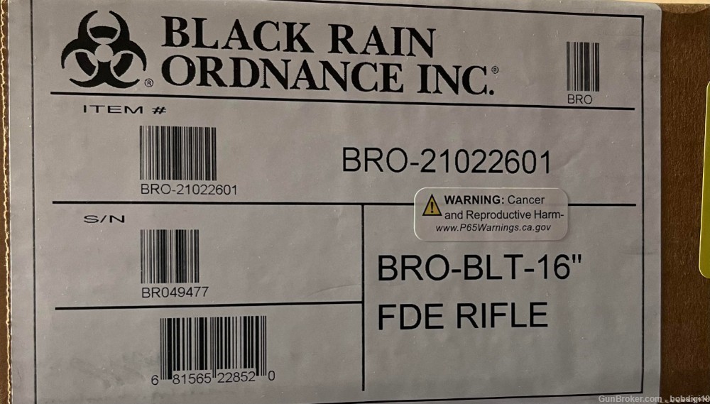 Black Rain BRO-21022601 Billet 5.56x45mm NATO 16" 30+1 Flat Dark Earth -img-3