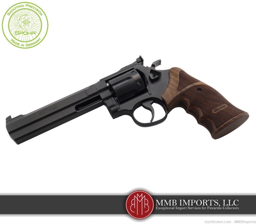 New 2024 Model: Spohr L562 Standard 6.0 Black .357 Revolver-img-3