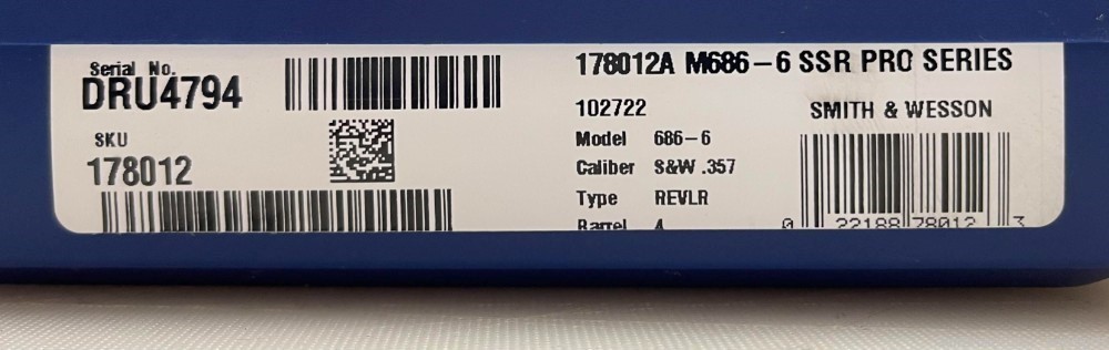 Smith & Wesson 178012 Model 686 Performance Center SSR 357 Mag NO CC FEES-img-3
