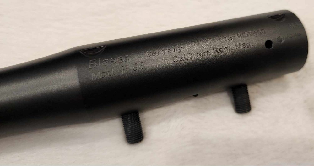 Blaser Germany R 93 Straight Pull 7mm Rem Mag with Swarovski Scope & Case-img-6