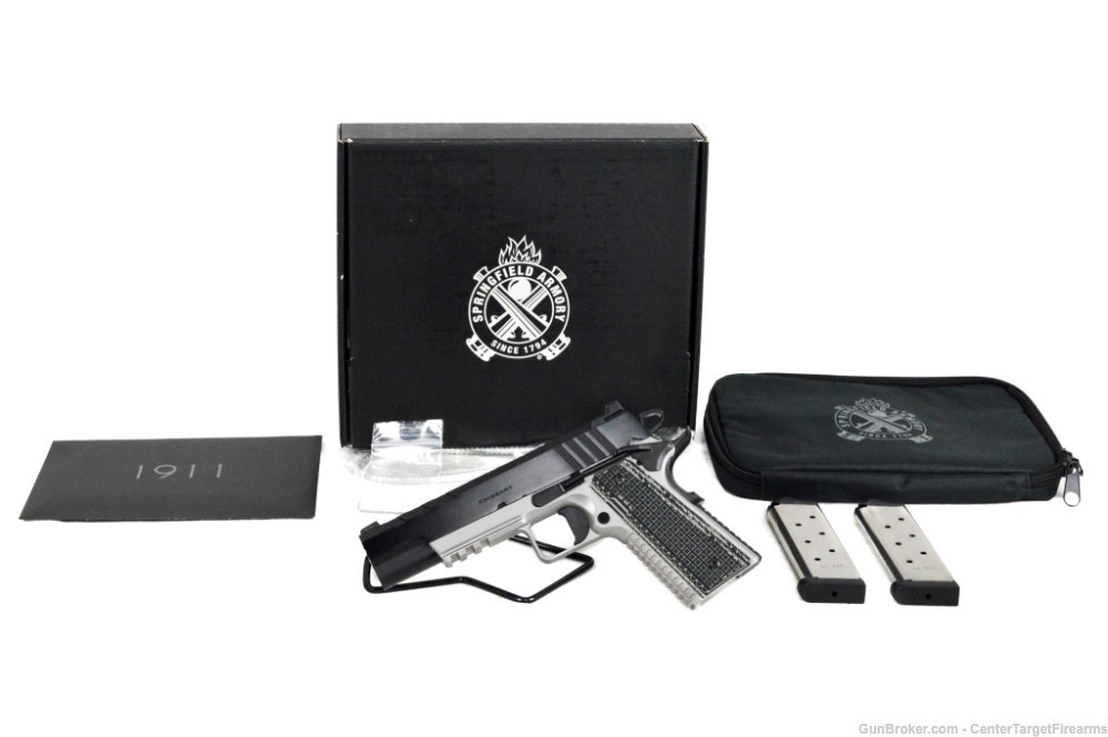 Springfield Armory 1911 Emissary .45 ACP Blued/Stainless 5" Barrel PX9220L-img-1