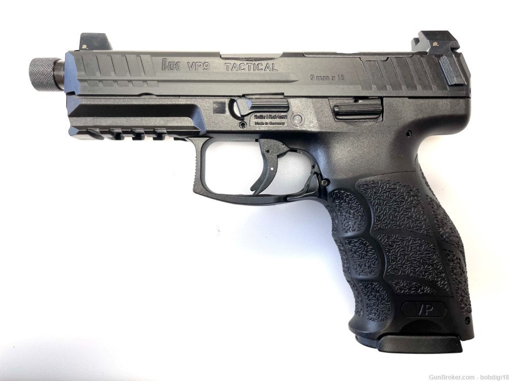 HK VP9 Tactical OR 9mm 4.7in 10rd Semi-Automatic Pistol 81000626 NO CC FEES-img-1