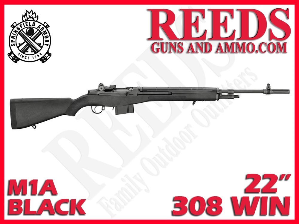Springfield M1A Standard Black 308 Win 22in 1-10Rd Mag MA9106-img-0