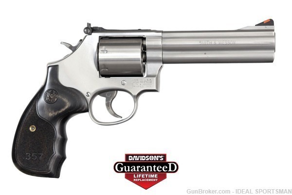 SMITH & WESSON 686 PLUS 5" STAINLESS 357 MAGNUM 150854 BRAND NEW-img-0
