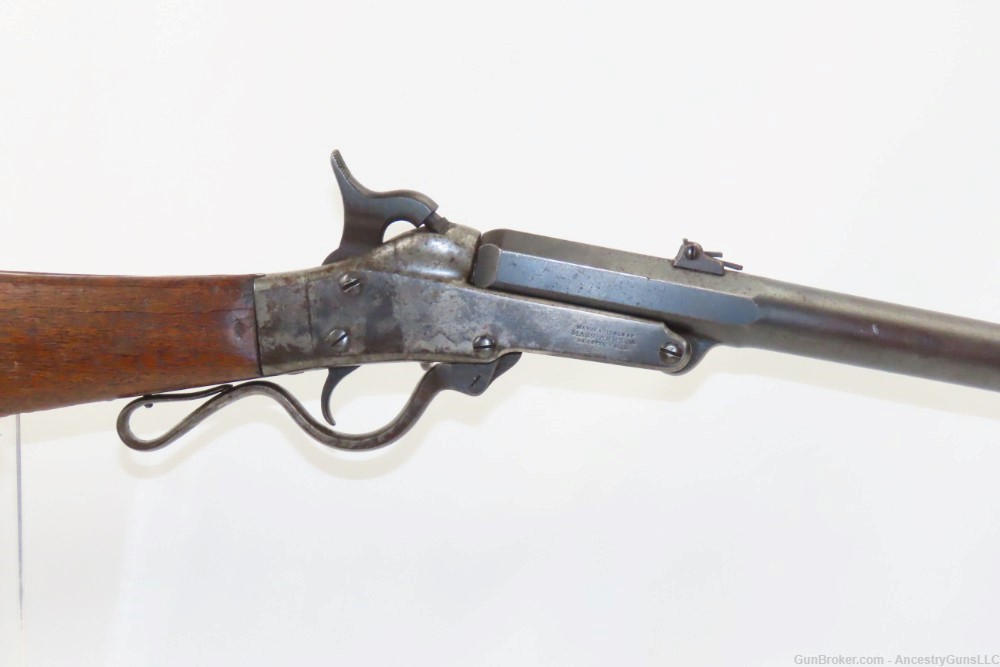 CIVIL WAR Antique U.S. MASS. ARMS 2nd Model MAYNARD 1863 Cavalry SR Carbine-img-16