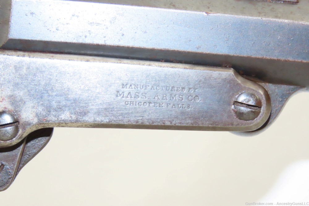 CIVIL WAR Antique U.S. MASS. ARMS 2nd Model MAYNARD 1863 Cavalry SR Carbine-img-13