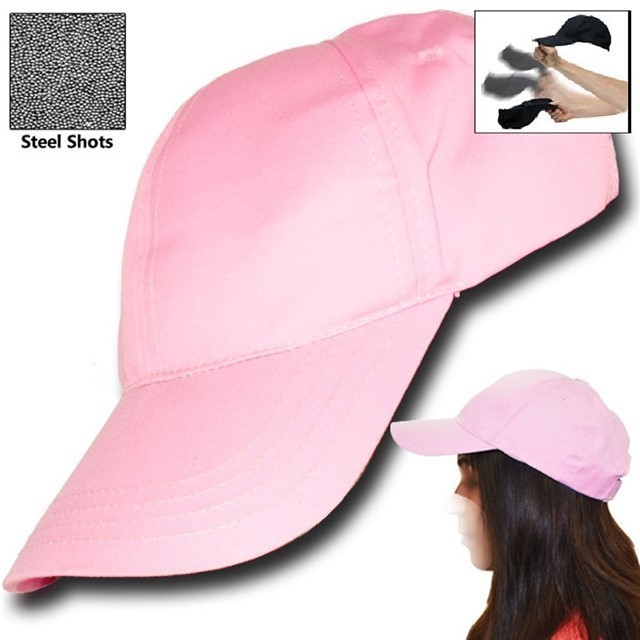 Ladies Pink Sap Cap Self Defense Hat-img-0