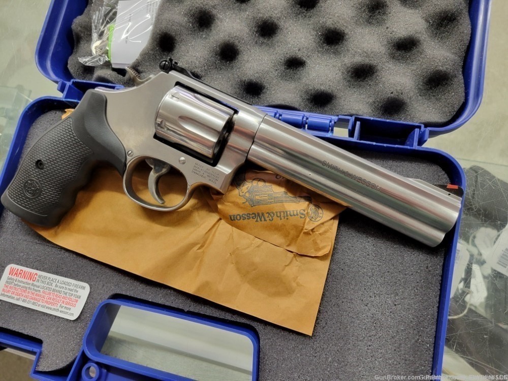 Smith and Wesson M686 Combat .357mag 6" Brl 164224 6rd Revolver NIB-img-1