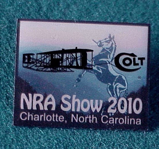 National Rifle Association Show 2010 Pin NRA Colt-img-0