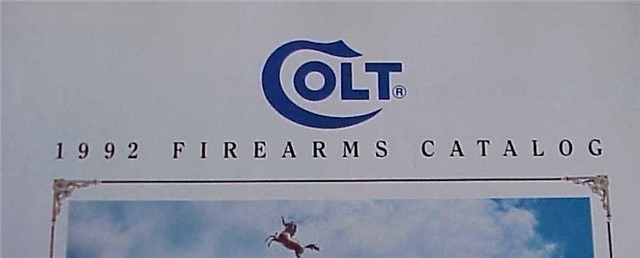 3 Original Colt Firearms Catalogs 1990-1992-img-3