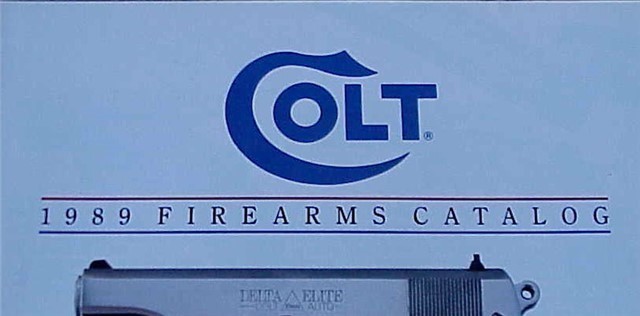 Original Colt Firearms 1989 Catalog-img-1