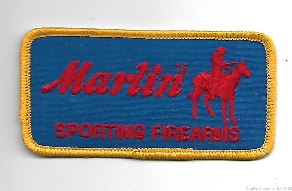 Marlin Firearms Rifles - Shotguns Yellow Blue & Red Patch-img-0
