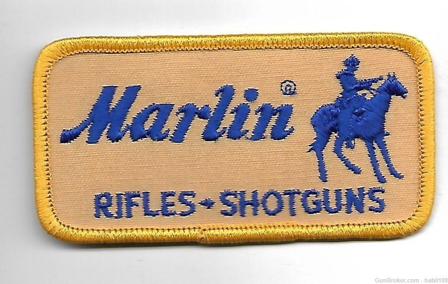 Marlin Firearms Rifles - Shotguns Yellow & Blue Patch-img-0