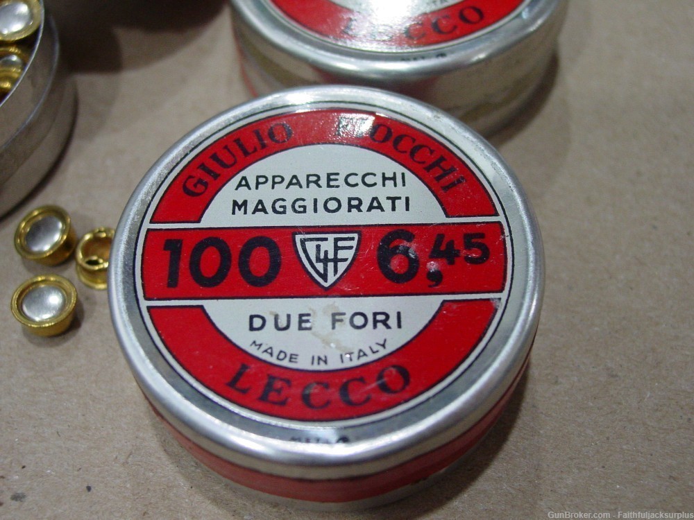 100 NOS Vintage Fiocchi 6.45 Brass Shotgun Primers Reloading Parts -img-1