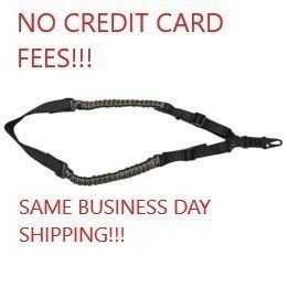 Outdoor Connection Tactical Paracord Sling Single Point Black / Gray-img-0