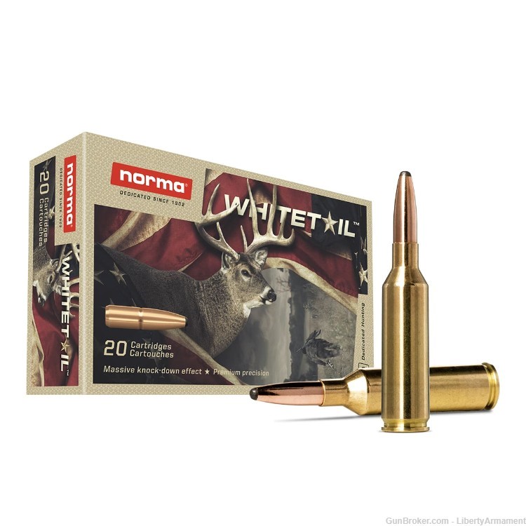 6.5 PRC Ammo 140 gr Norma Whitetail Hunting Ammunition-img-1