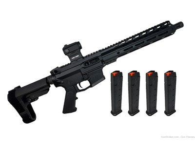 Aero Precision EPC 9mm with 4x 27 round Magpul PMAGs Holosun HS403B red dot
