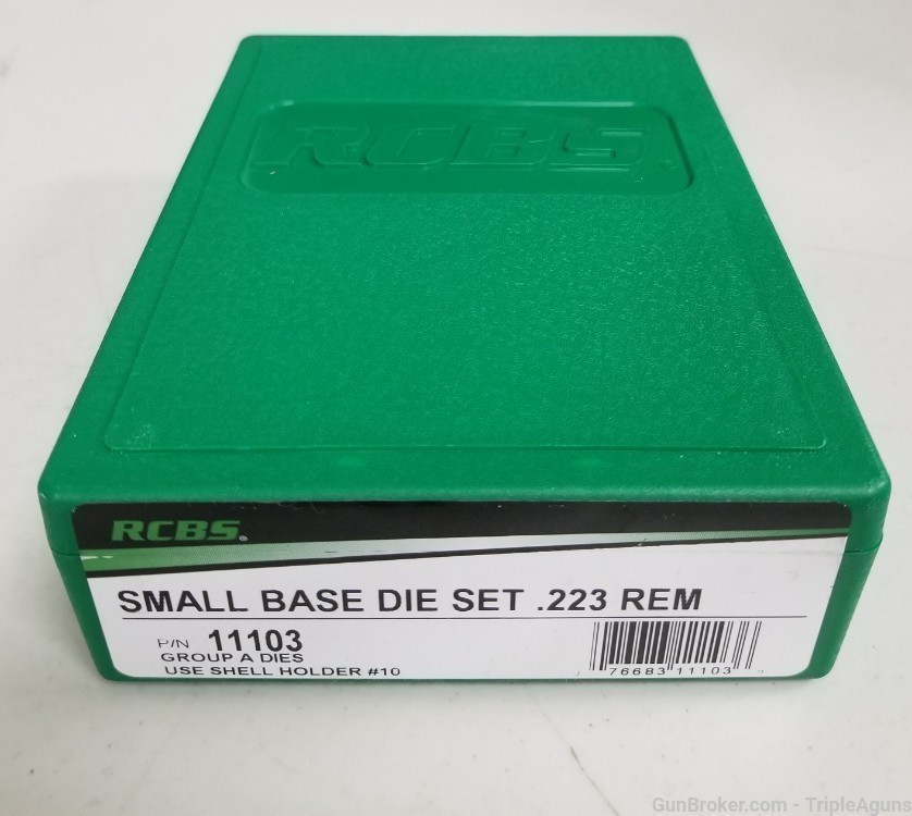 RCBS 223 Remington small base die set 11103-img-0