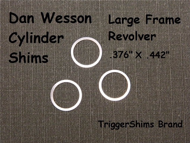 Dan Wesson Large Frame Cylinder / Endshake Shims 4 Pak-img-0