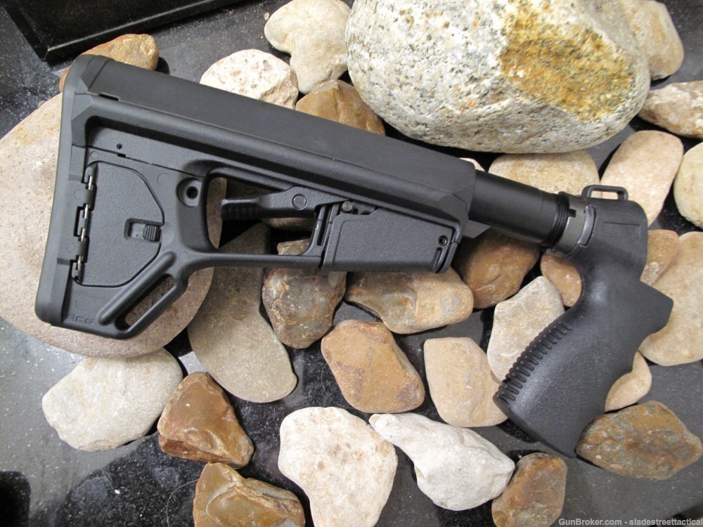 Mossberg 500 590 Pistol Grip Magpul ACS-L  Stock MILSPEC Black 6 Position -img-0